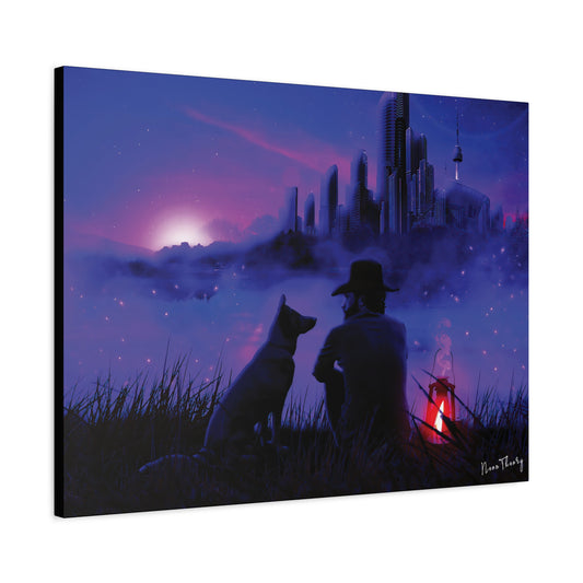 MAN'S BEST FRIEND Canvas Artwork- 24" x "32