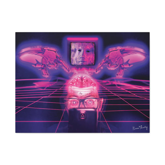 DON'T GET BRAINWASHED Canvas Artwork- 24" x "32