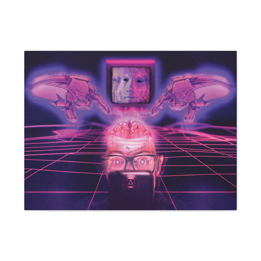 DON'T GET BRAINWASHED Canvas Artwork- 24" x "32