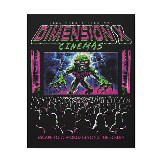 DIMENSION X CINEMAS Canvas Artwork