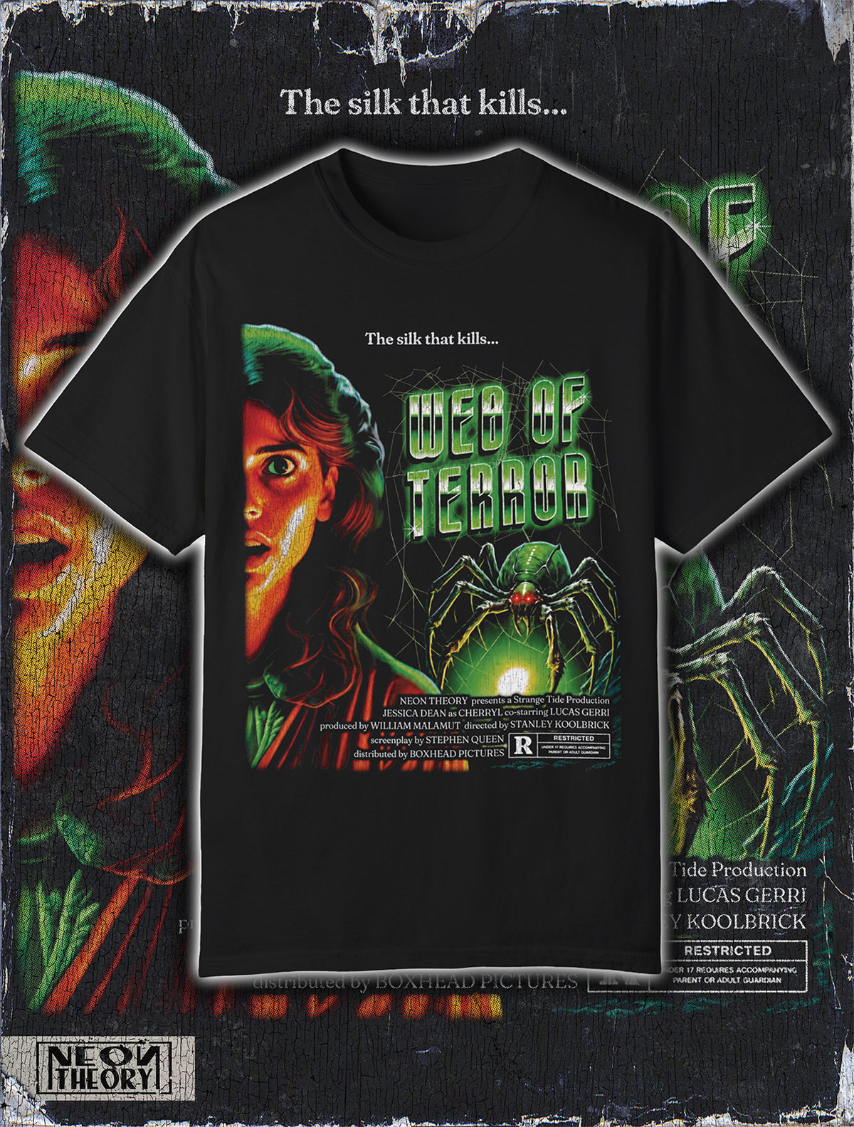 WEB OF TERROR Unisex T-shirt