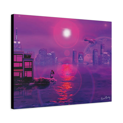 PARADISE CITY Canvas Artwork- 24" x "32