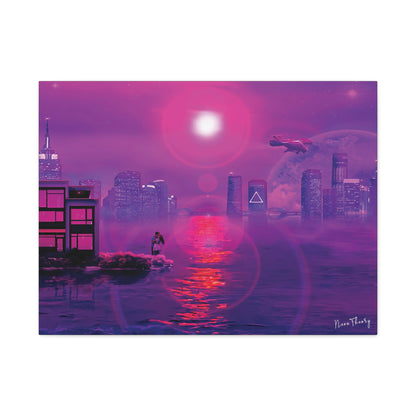 PARADISE CITY Canvas Artwork- 24" x "32