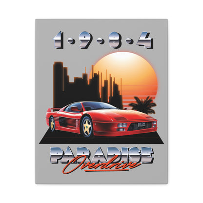 PARADISE OVERDRIVE Canvas Artwork