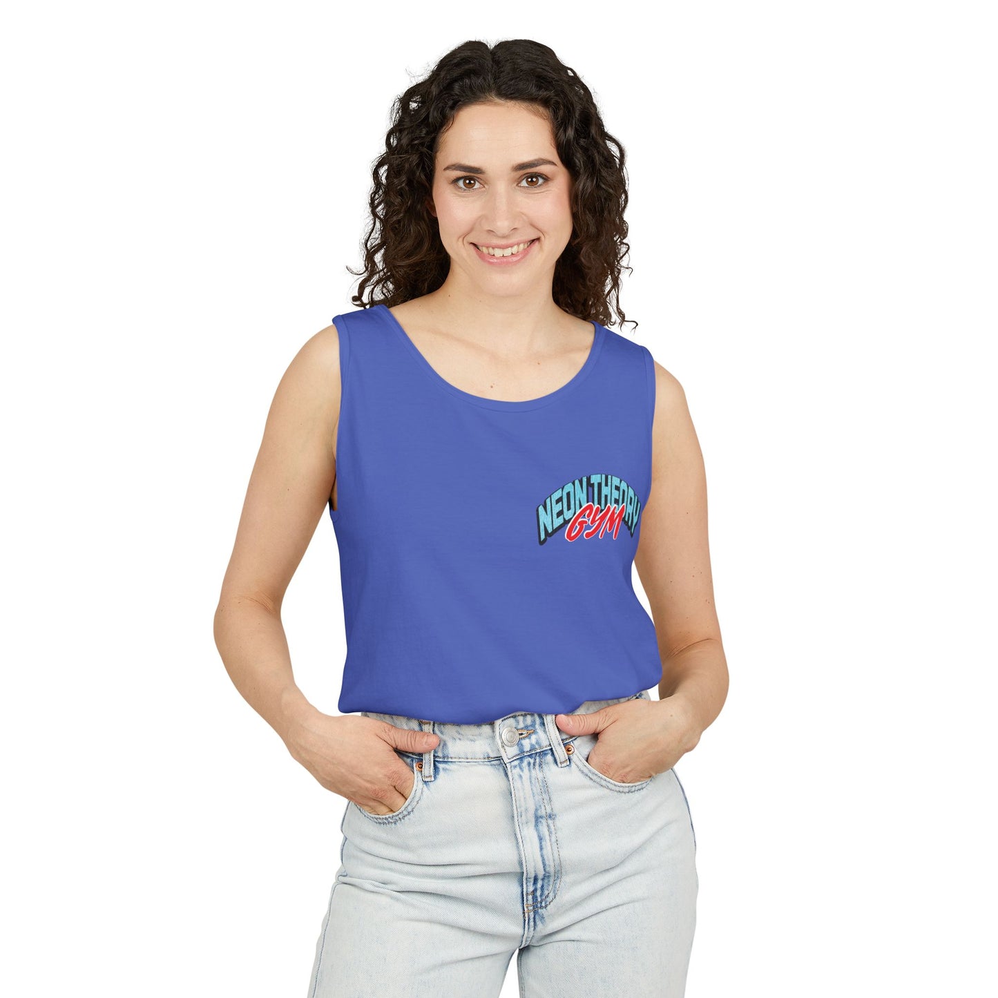 NEON THEORY GYM Unisex Tank Top