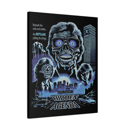HIDDEN AGENDA Canvas Artwork