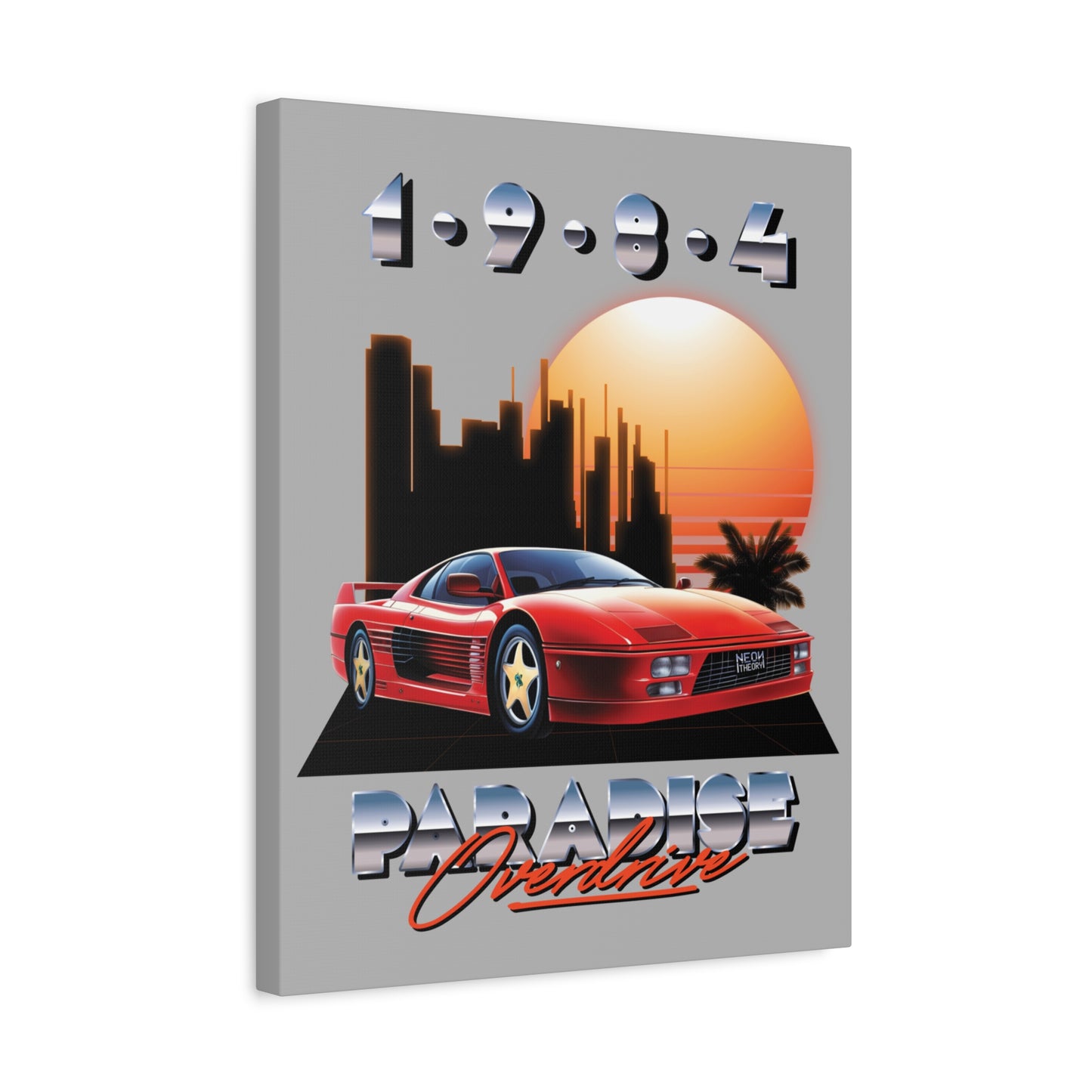PARADISE OVERDRIVE Canvas Artwork