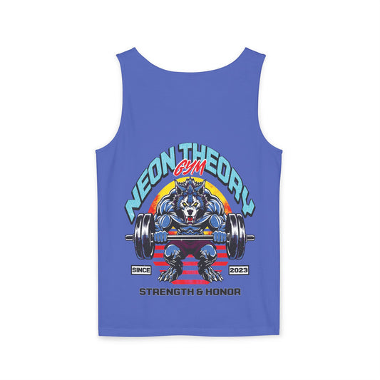 NEON THEORY GYM Unisex Tank Top