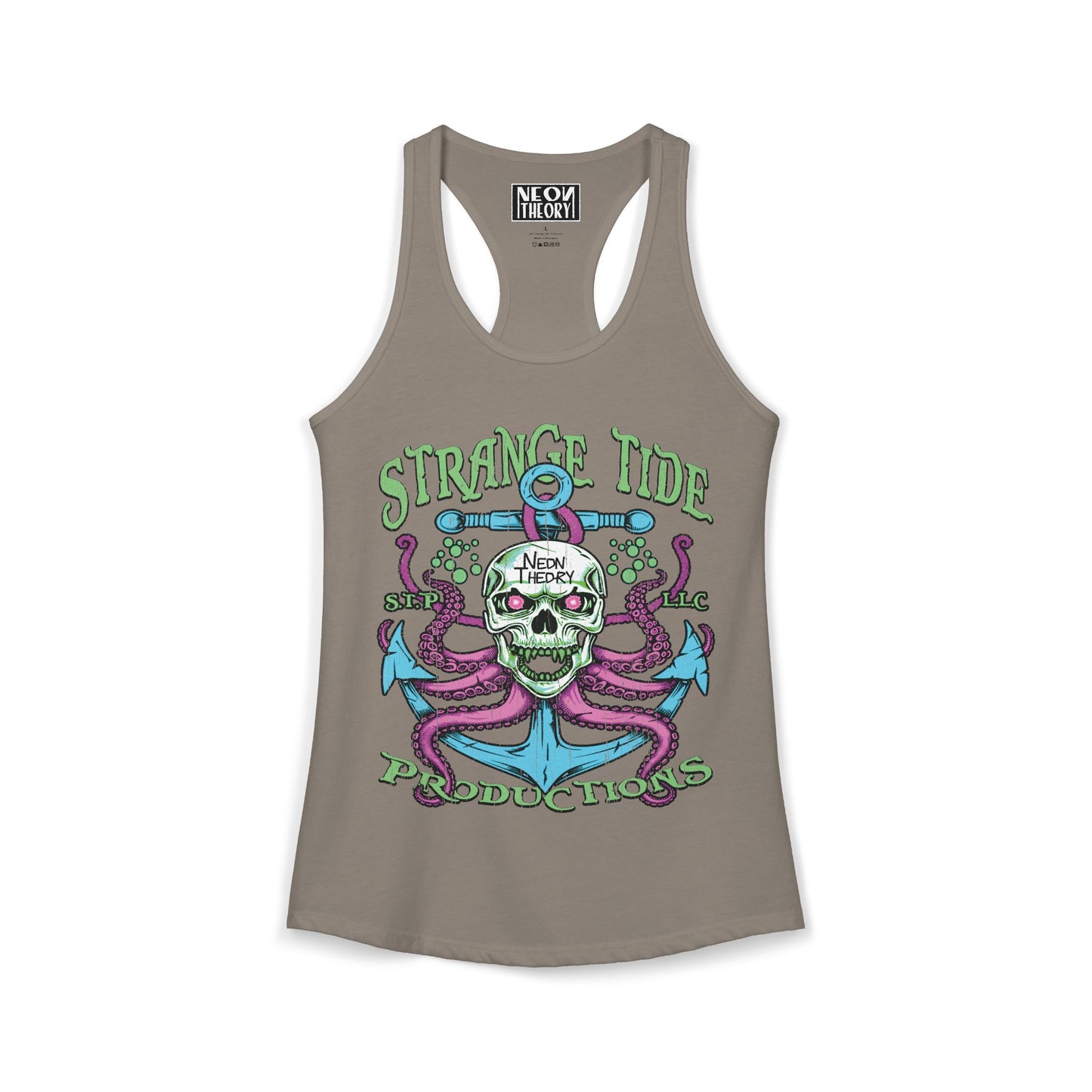 STRANGE TIDE PRODUCTIONS x NEON THEORY Women's Racerback Tank