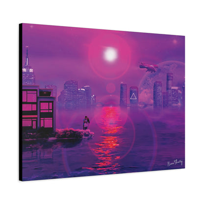 PARADISE CITY Canvas Artwork- 24" x "32