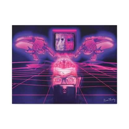 DON'T GET BRAINWASHED Canvas Artwork- 24" x "32
