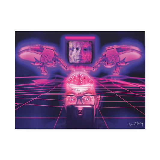 DON'T GET BRAINWASHED Canvas Artwork- 24" x "32