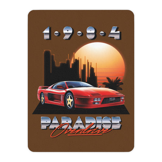 PARADISE OVERDRIVE Sherpa Blanket