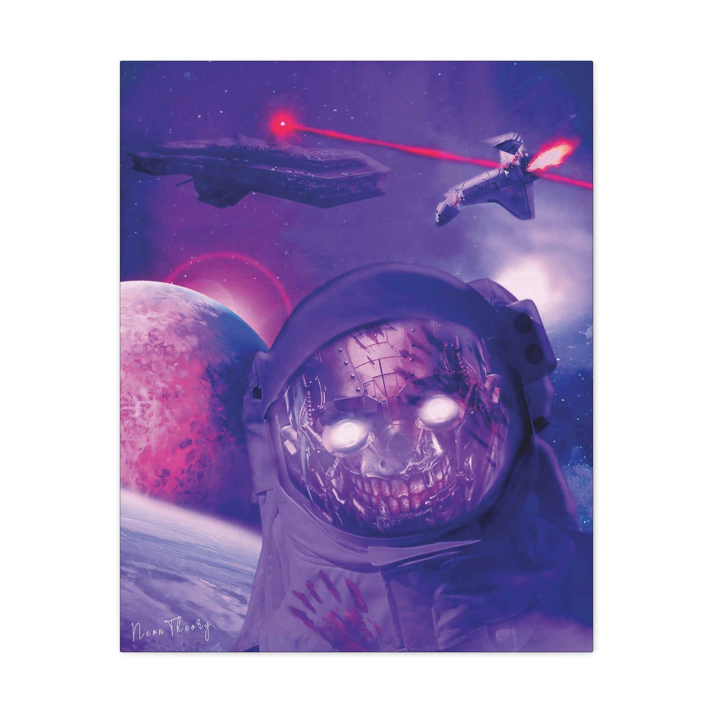 ALIEN CONTACT Canvas Artwork - 24" x 30"