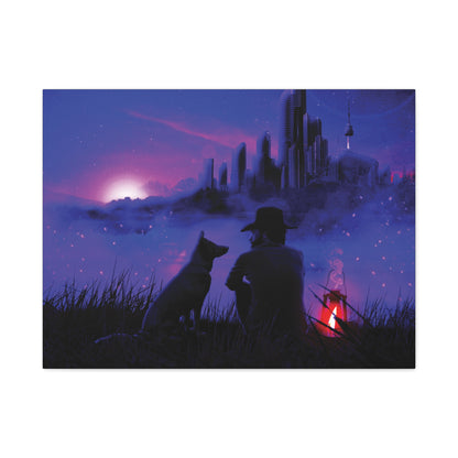 MAN'S BEST FRIEND Canvas Artwork- 24" x "32