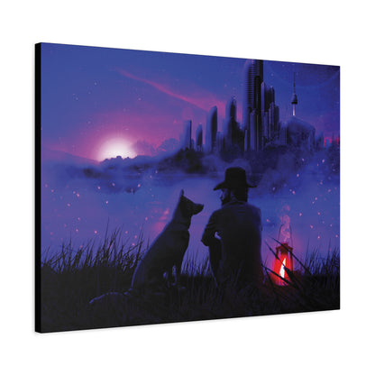 MAN'S BEST FRIEND Canvas Artwork- 24" x "32