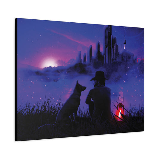 MAN'S BEST FRIEND Canvas Artwork- 24" x "32