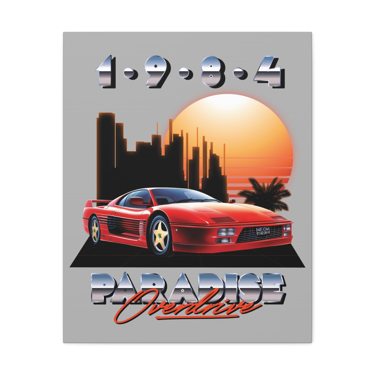PARADISE OVERDRIVE Canvas Artwork