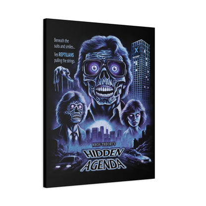 HIDDEN AGENDA Canvas Artwork