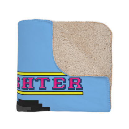 CHOOSE YOUR FIGHTER Sherpa Blanket