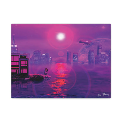 PARADISE CITY Canvas Artwork- 24" x "32