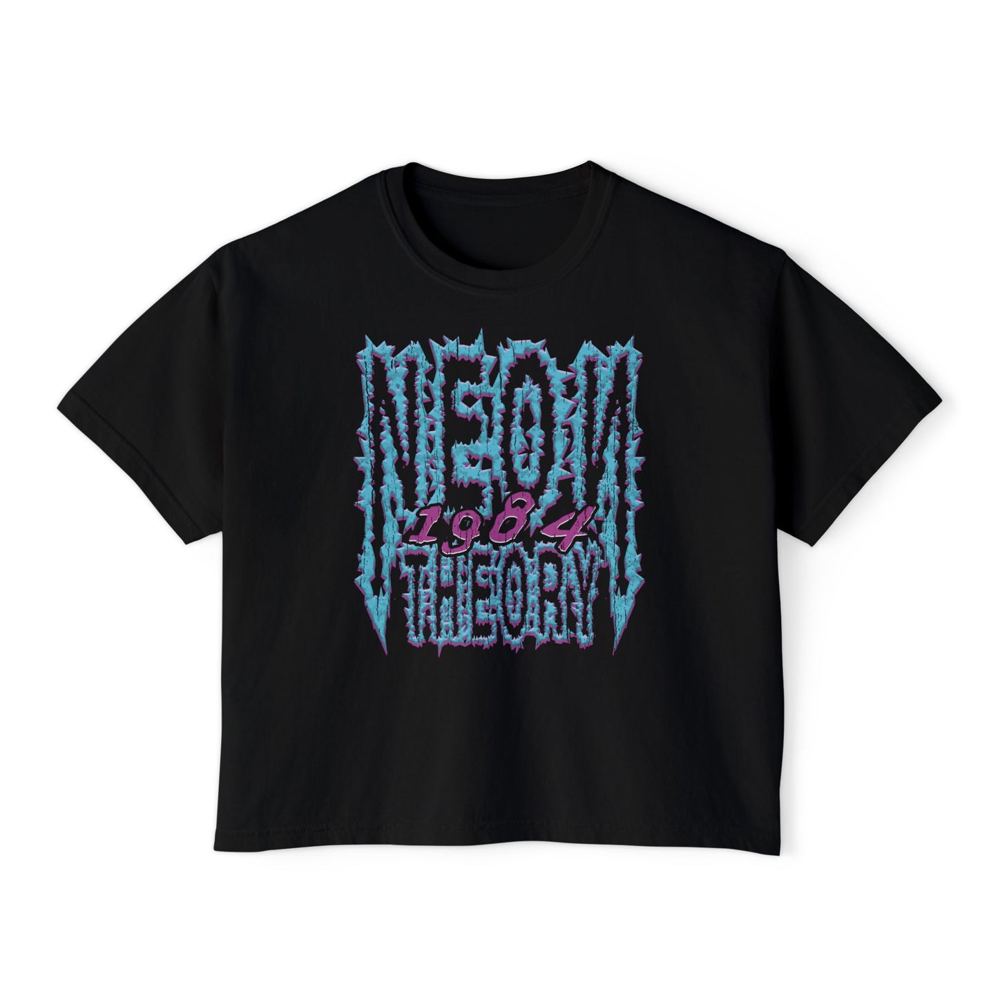 NEON THEORY 1984 Women's Boxy Tee