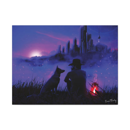 MAN'S BEST FRIEND Canvas Artwork- 24" x "32