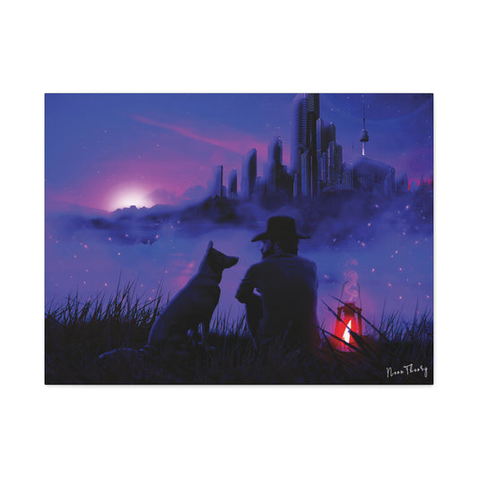 MAN'S BEST FRIEND Canvas Artwork- 24" x "32