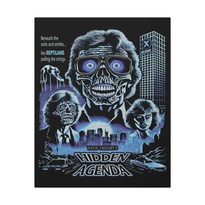 HIDDEN AGENDA Canvas Artwork