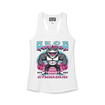 NEON THEORY GYMNASIUM Women's Racerback