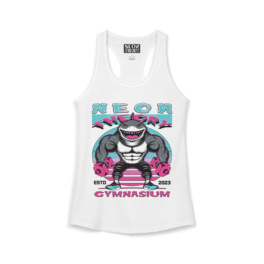 NEON THEORY GYMNASIUM Women's Racerback