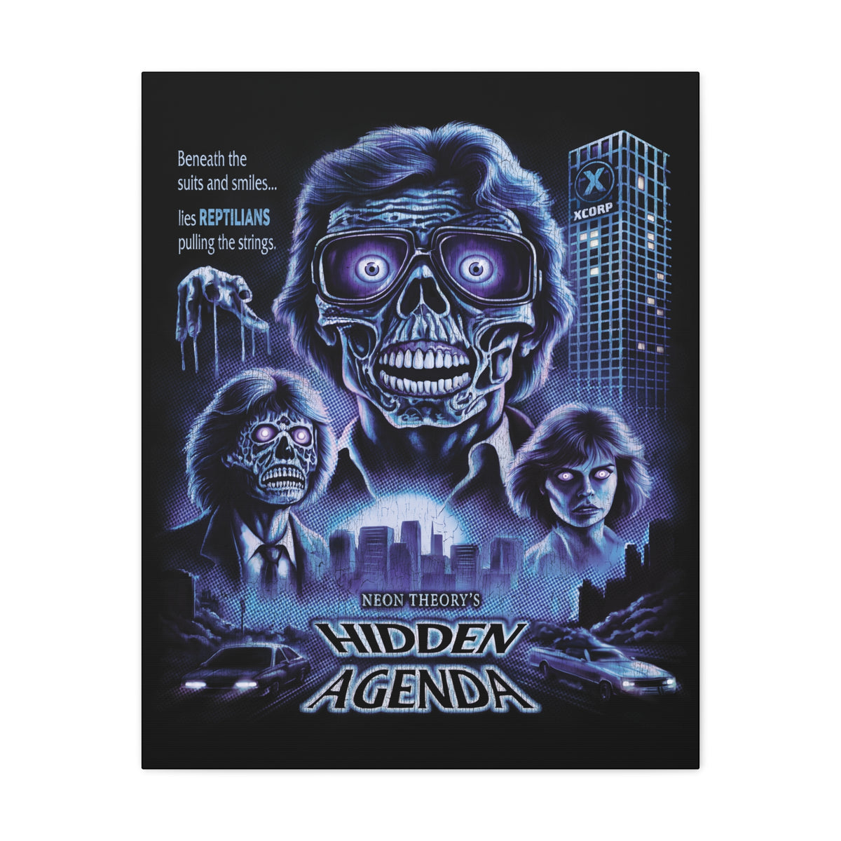 HIDDEN AGENDA Canvas Artwork