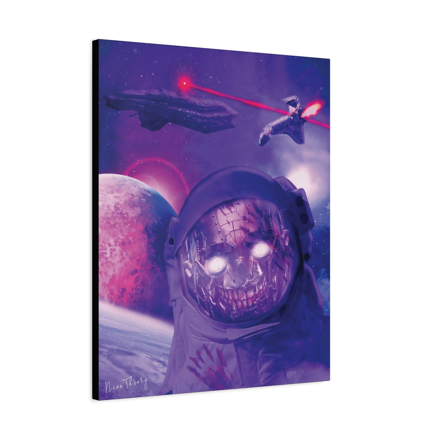 ALIEN CONTACT Canvas Artwork - 24" x 30"