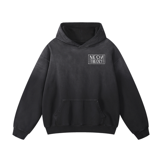 NEON THEORY Heavyweight Sunfade Oversized Unisex Hoodie
