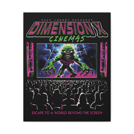 DIMENSION X CINEMAS Canvas Artwork