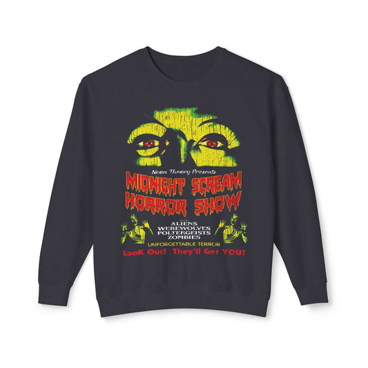 MIDNIGHT SCREAM HORROR SHOW Unisex Sweatshirt