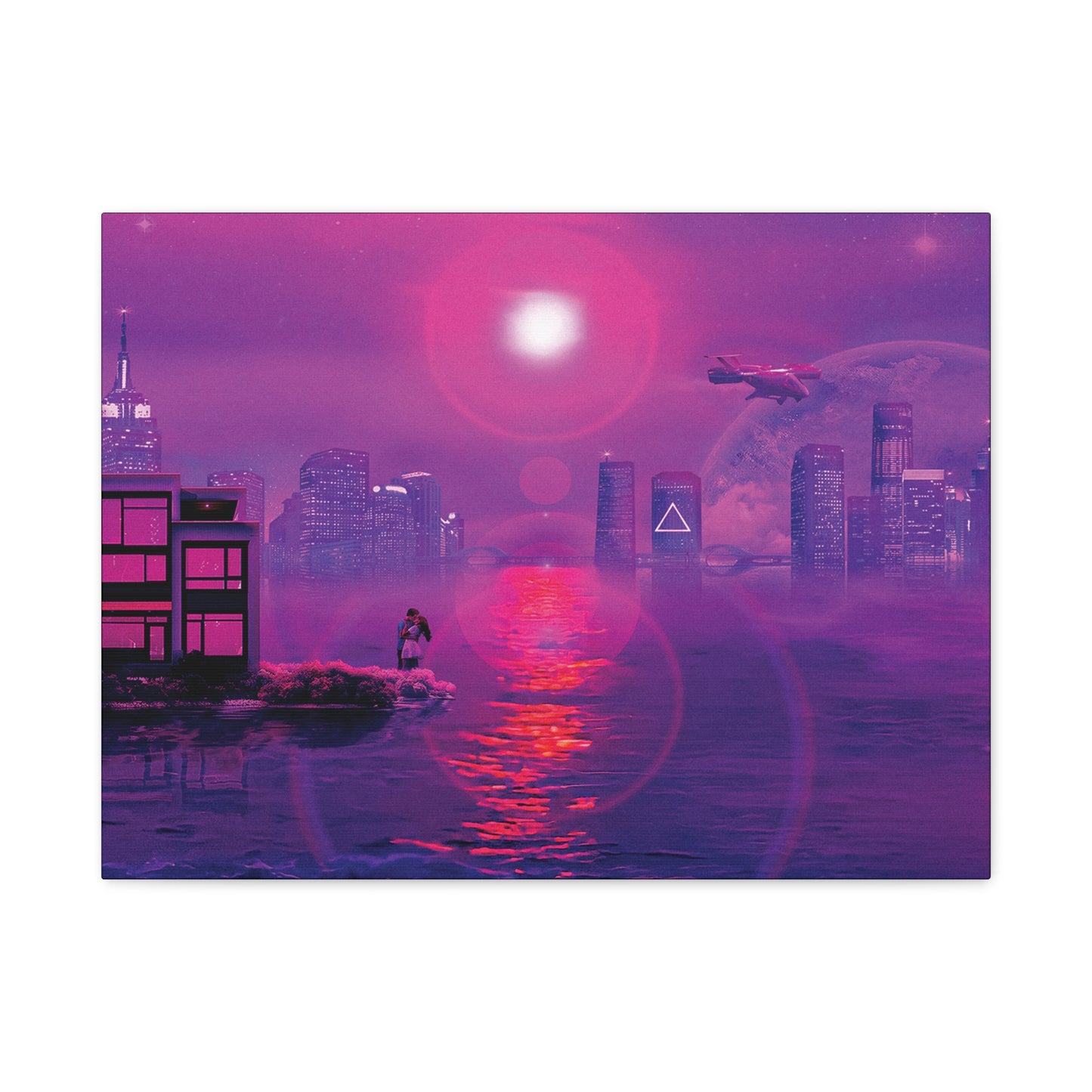 PARADISE CITY Canvas Artwork- 24" x "32