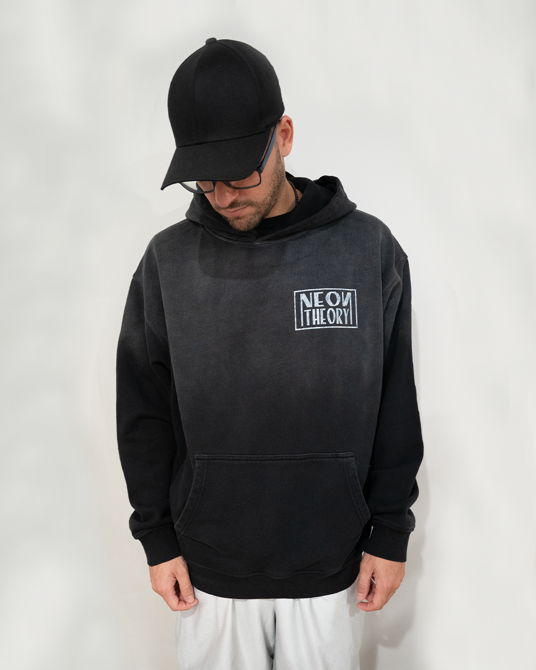NEON THEORY Heavyweight Sunfade Oversized Unisex Hoodie