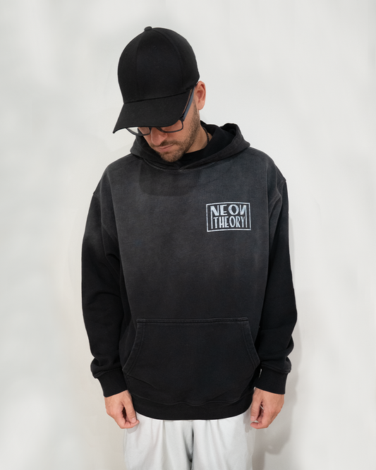 NEON THEORY Heavyweight Sunfade Oversized Unisex Hoodie