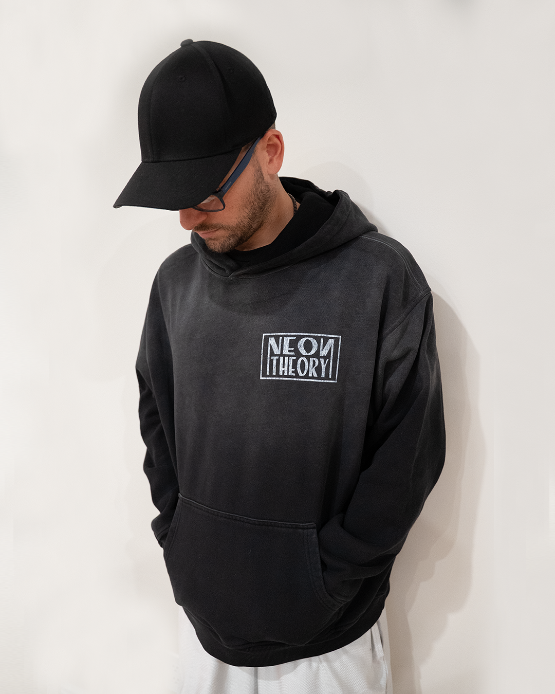 NEON THEORY Heavyweight Sunfade Oversized Unisex Hoodie