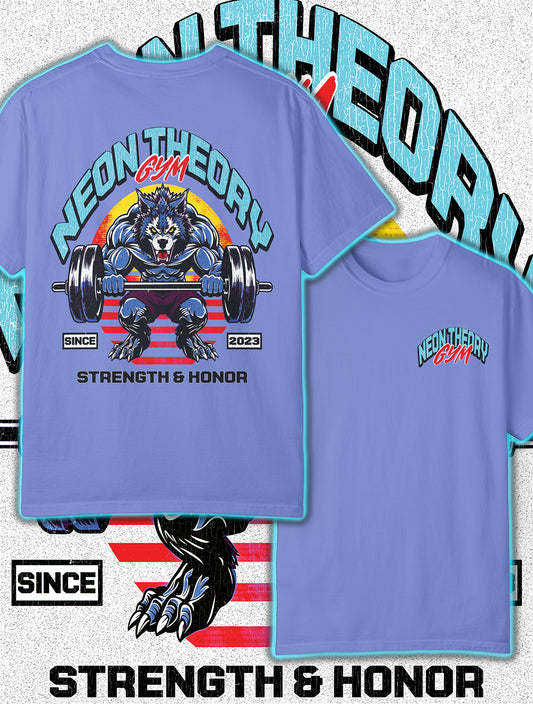 NEON THEORY GYM Unisex T-shirt