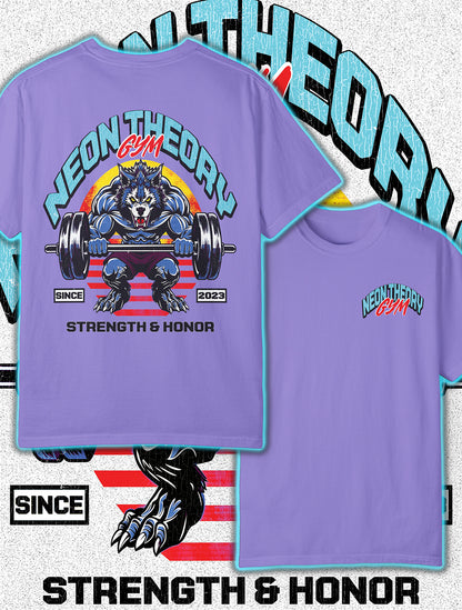 NEON THEORY GYM Unisex T-shirt