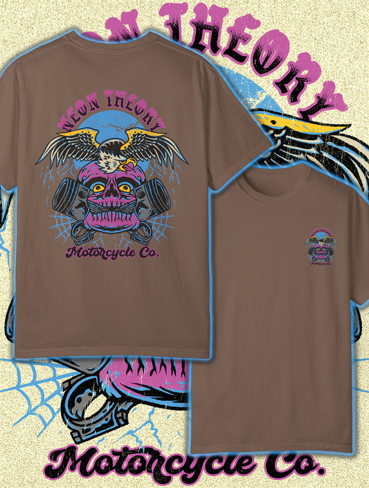 NEON THEORY MOTORCYCLE CO. Unisex T-shirt