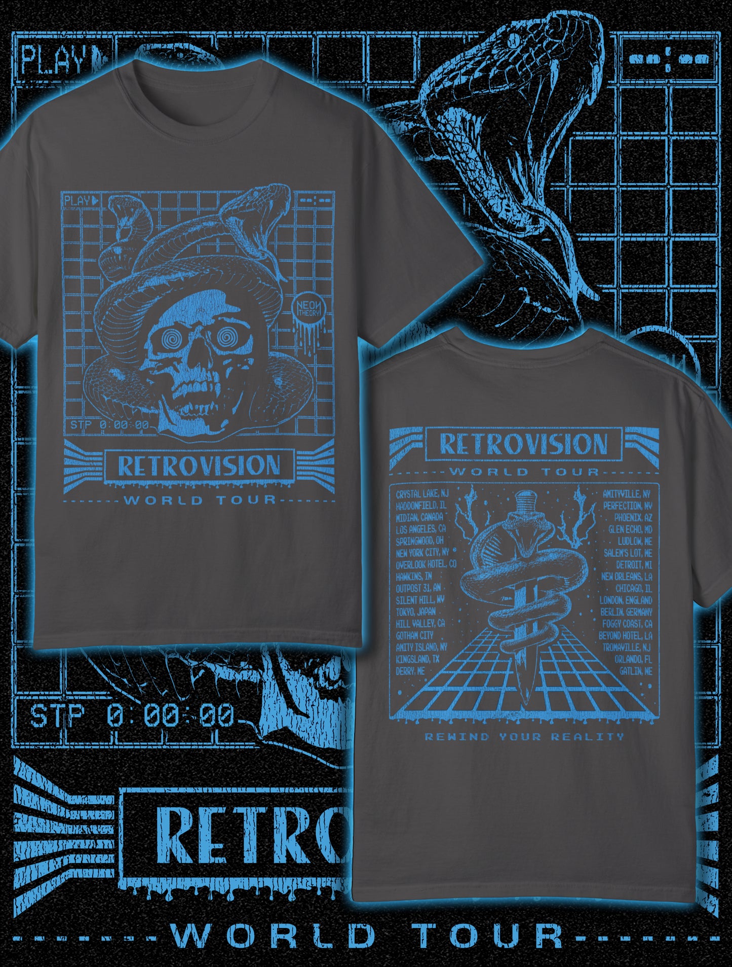 RETROVISION WORLD TOUR Unisex T-Shirt